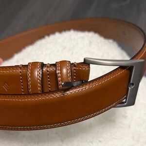 Joseph Abboud Tan Leather Belt Bag